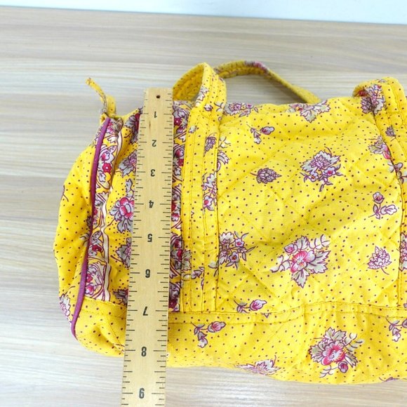 Floral Quilted Bag Women Shoulder Purse Duffel Cotton Swiss Dot VICTORIAN HEART - Picture 7 of 14